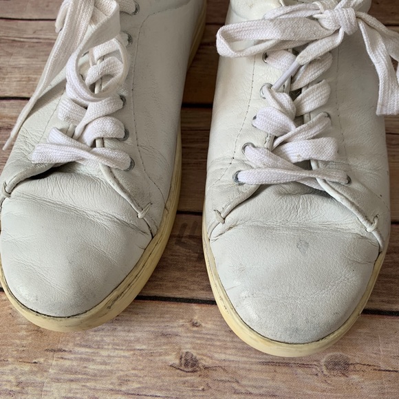 Rag & Bone White Leather Sneakers - Picture 4 of 8
